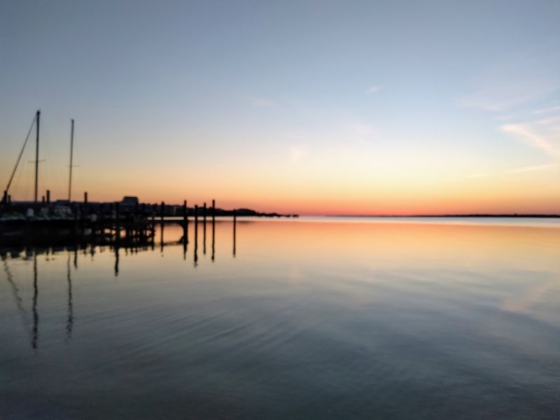 Calm Water Paddle Along The Sound
