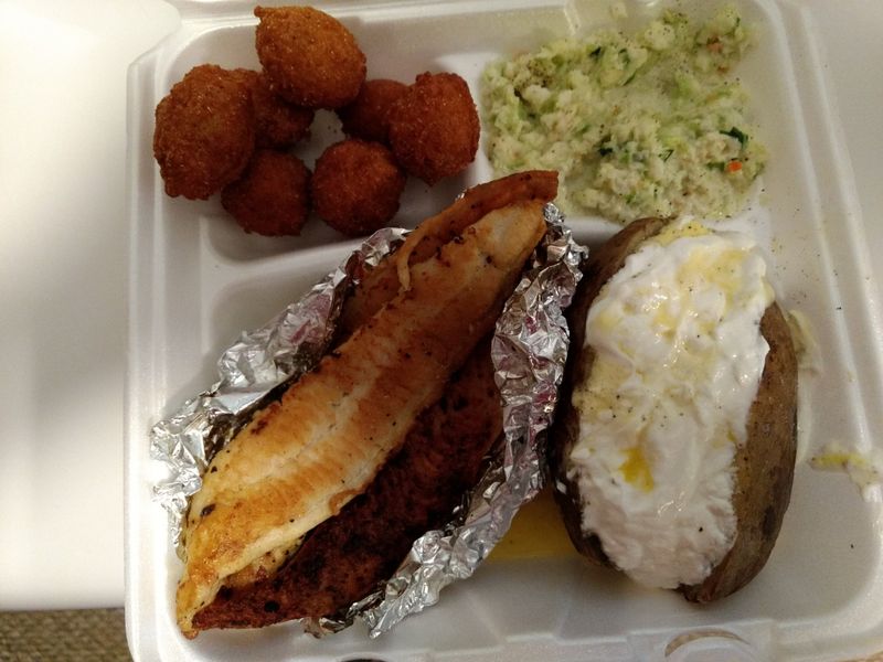 Grilled Catfish Light Plate