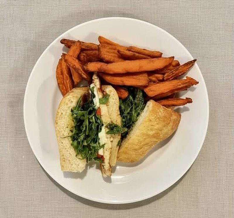 Sweet Potato Fries with Marshmallow Magic