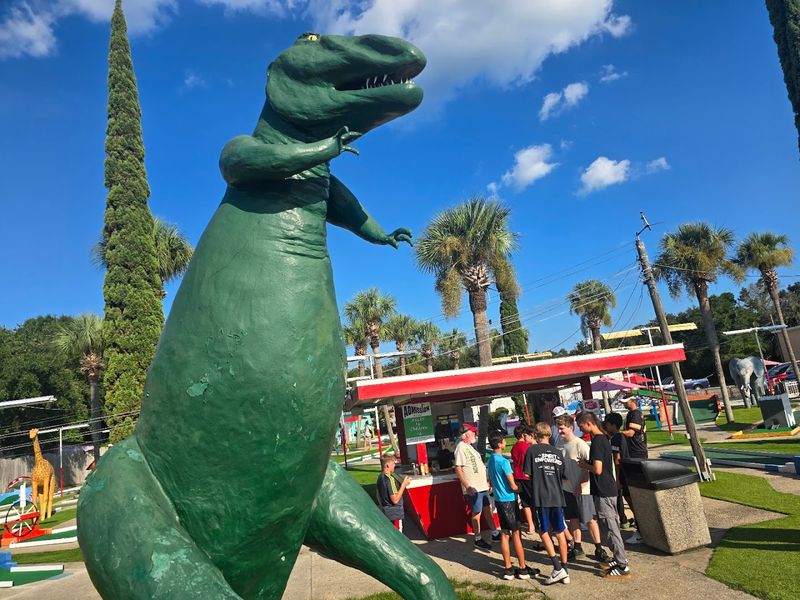Meet Hammy, the 23-Foot T-Rex Who Guards the Greens
