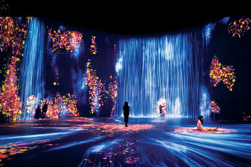 Studio Lemercier's Lightfall: Dance With a Waterfall of Light