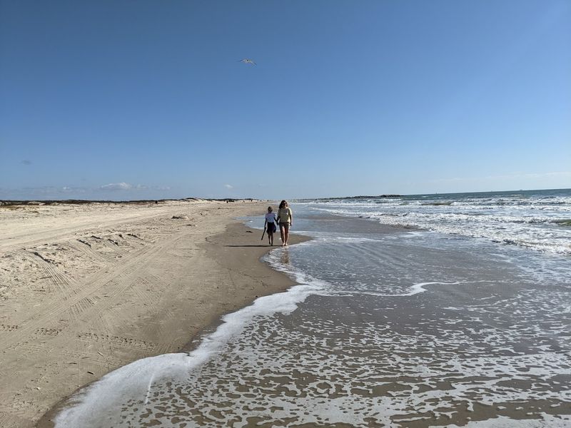 Mustang Island State Park Beach