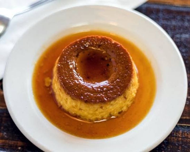Homemade Flan Crafted by El Mago Himself