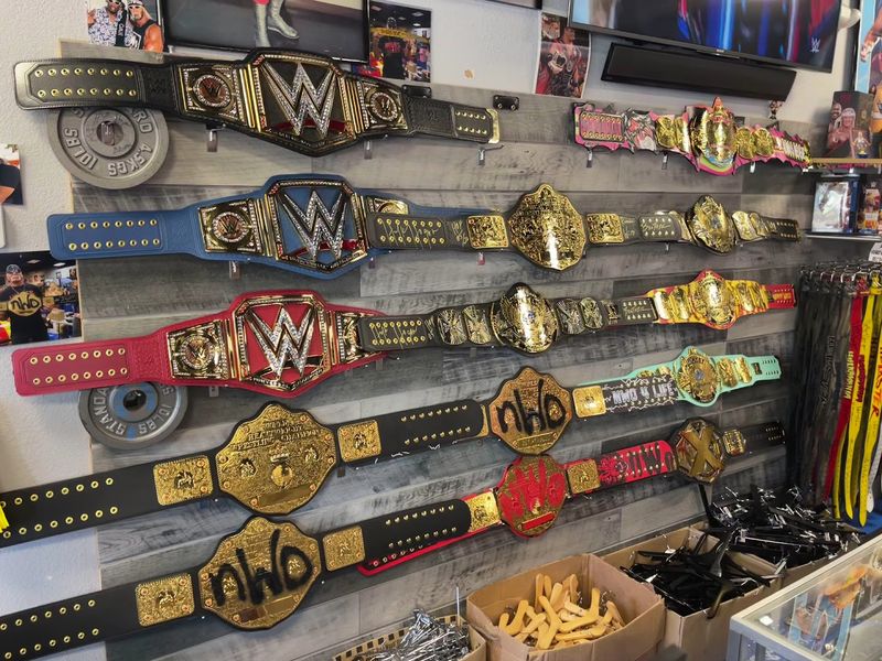 Autographed Memorabilia and Legends Wall