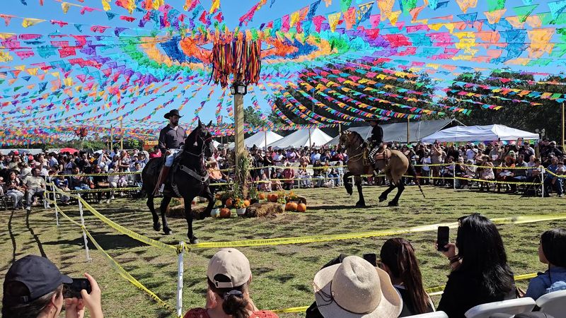 Music And Dancing Turn A Farm Into A Fiesta