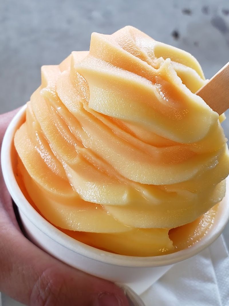 Orange Soft Serve That Tastes Like Childhood