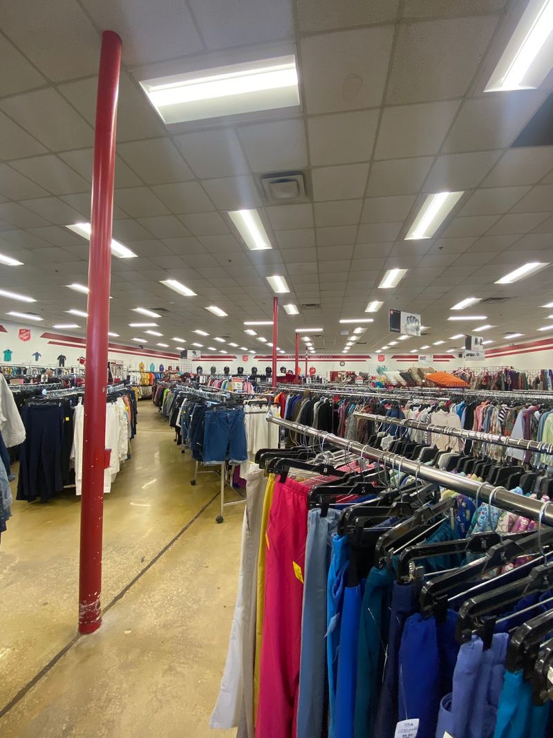 Clothing Racks Organized By Color