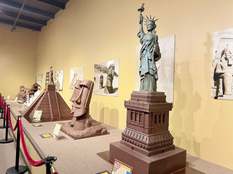 Chocolate Sculptures of World Landmarks