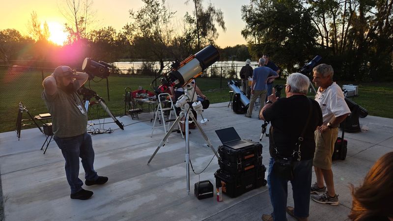 Amateur Astronomers With Personal Telescopes
