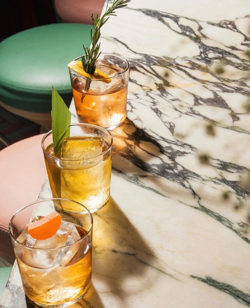 Signature Cocktails With Skyline Swagger