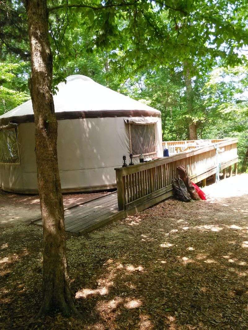 Camping Under the Bluff: From Yurts to Tents