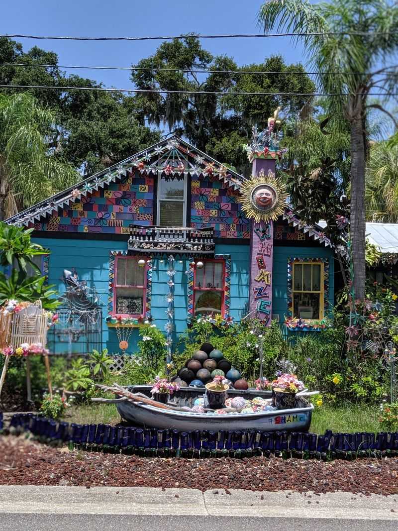 The Polka-Dotted House Facades