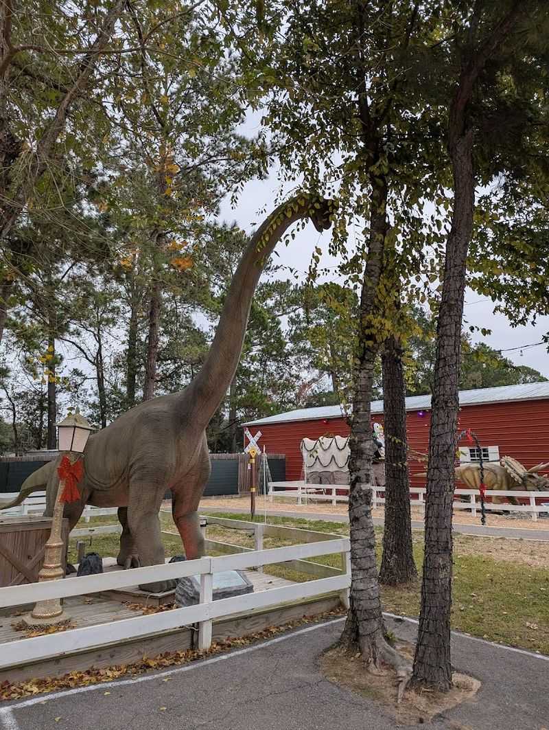 The Train Ride Through Dino Territory