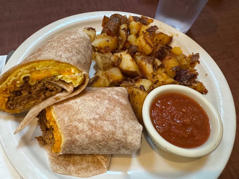 Breakfast Burrito with Pork Chorizo