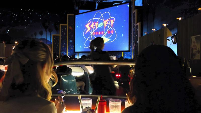 Classic Sci-Fi Clips on the Big Screen All Meal Long