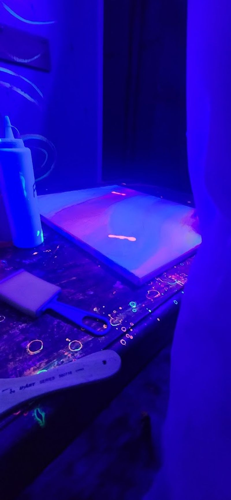 Blacklight Paint Room — Neon, Messy, and Totally Worth It