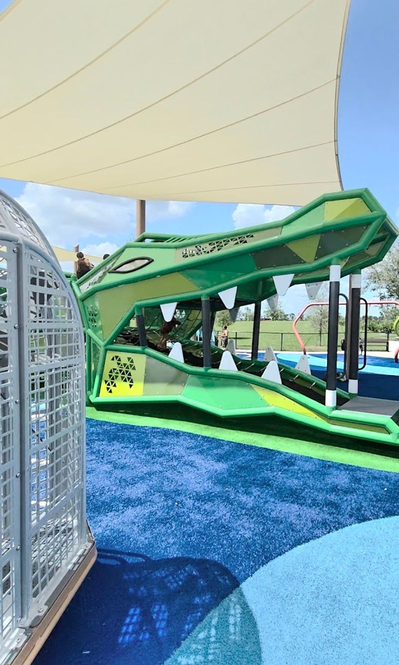 Only In Florida Will You Find A Giant Alligator Kids Can Climb Into