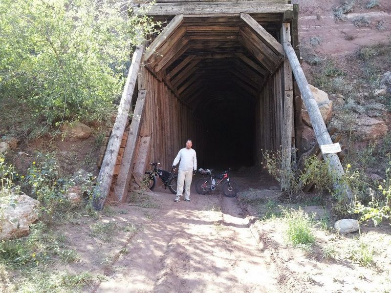 Biking The Rail Trail To The Tunnel