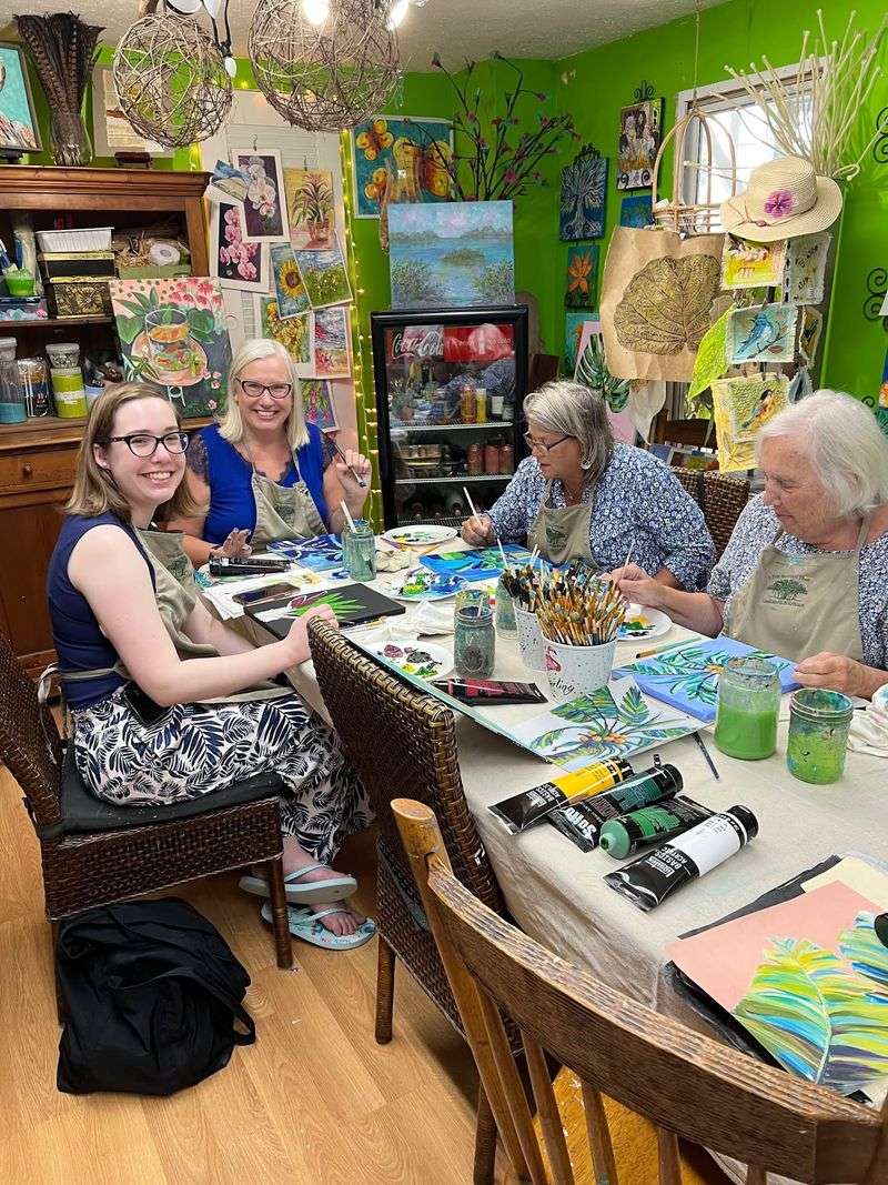 Art Classes Under the Canopy