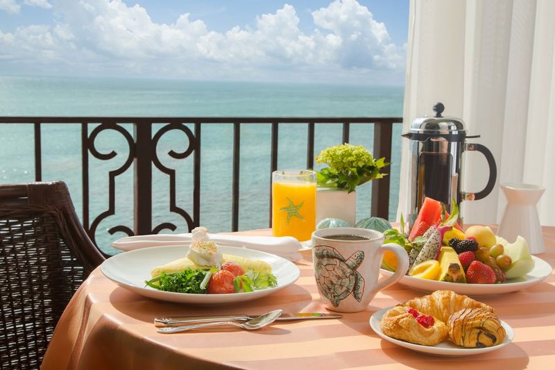 The Oceanfront Breakfast Terrace