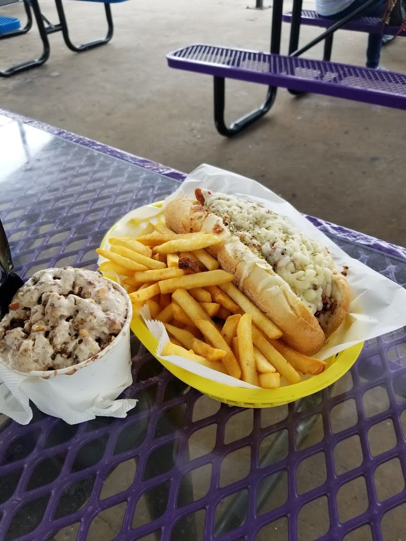 Real Food Options Including Pizza and Philly Cheesesteaks