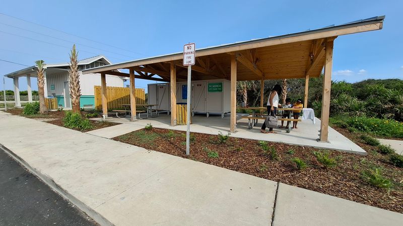 Cornhole Courts And Picnic Areas