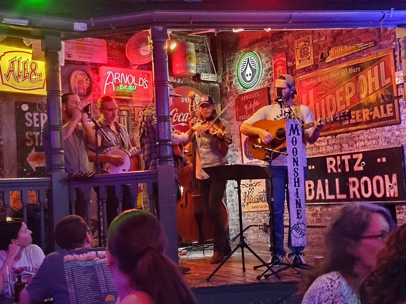 The Courtyard, Stage, And Live Music