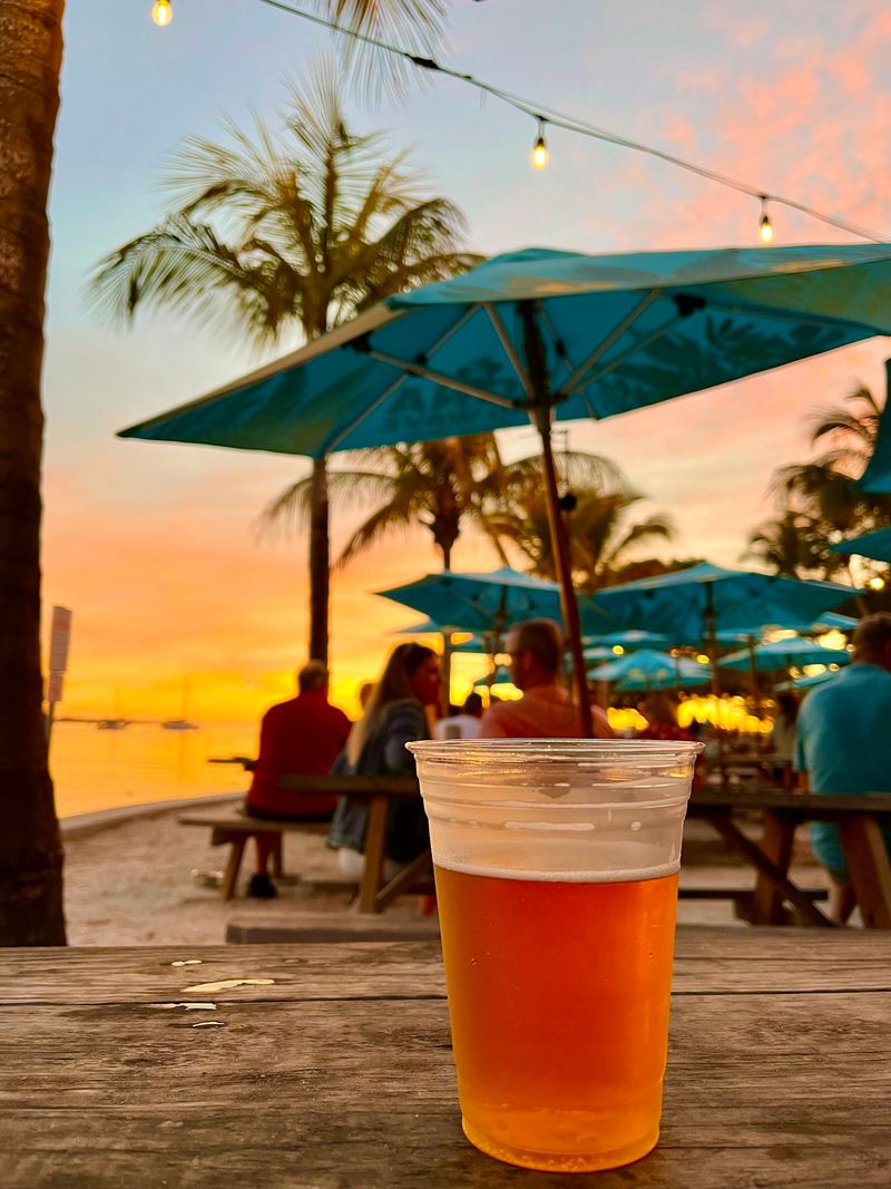 Waterfront Dining With Your Toes in the Sand