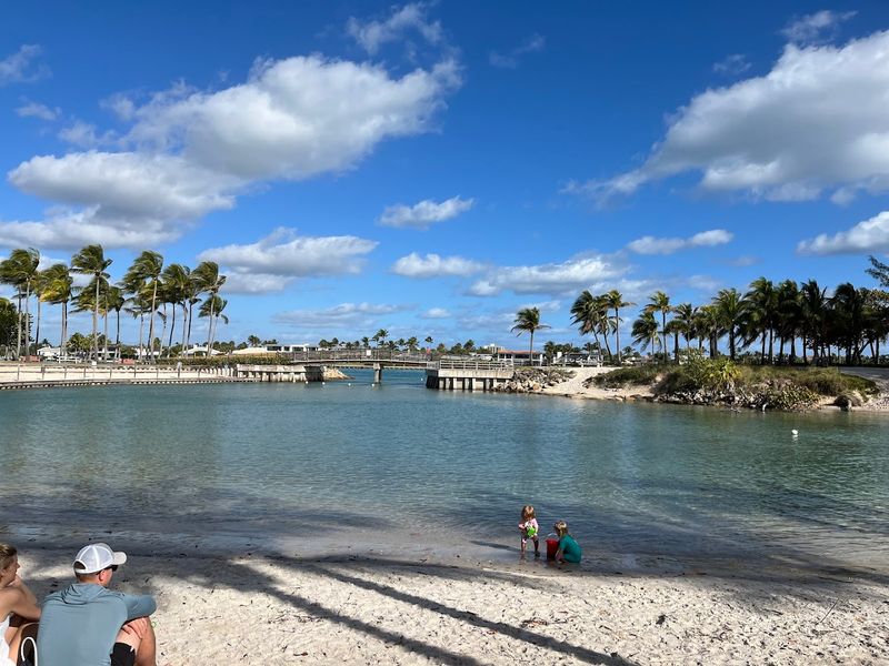 Lagoon Swimming Area with Crystal-Clear Calm Waters