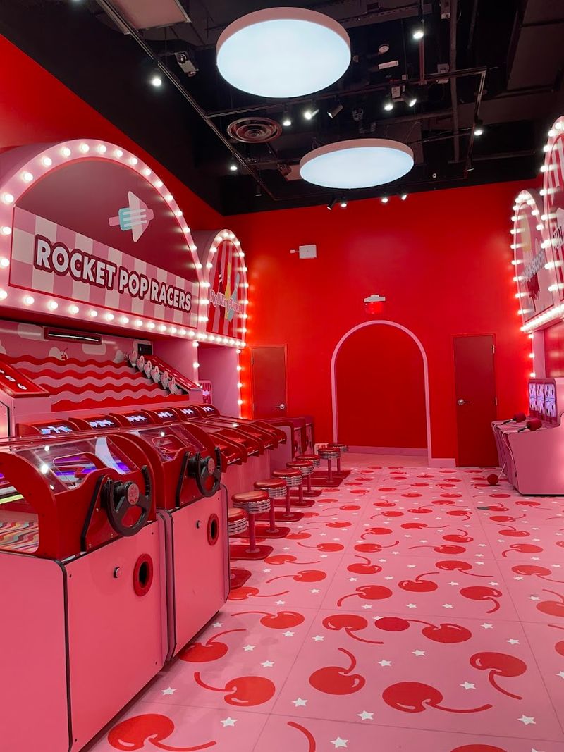 Playful Arcade and Game Room With Interactive Challenges