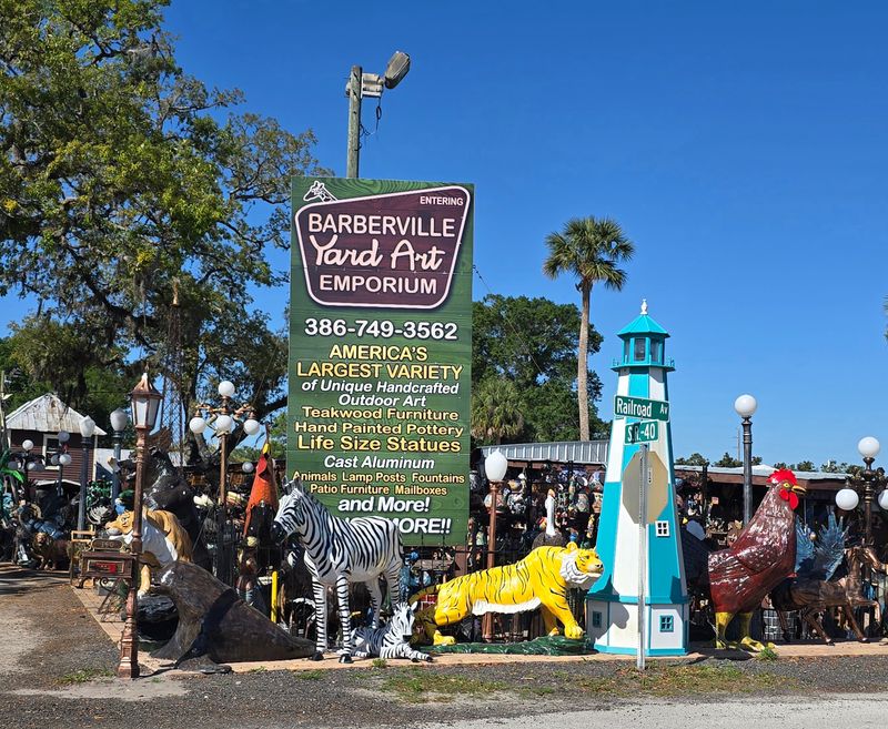 What Is the Barberville Yard Art Emporium?