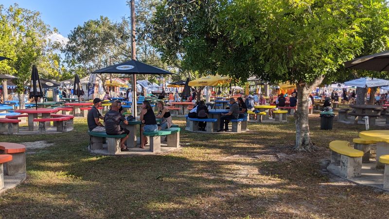 The Beer Garden Under the Trees