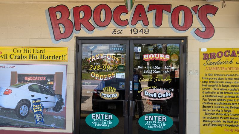 Brocato's Sandwich Shop (Tampa) - Since 1948
