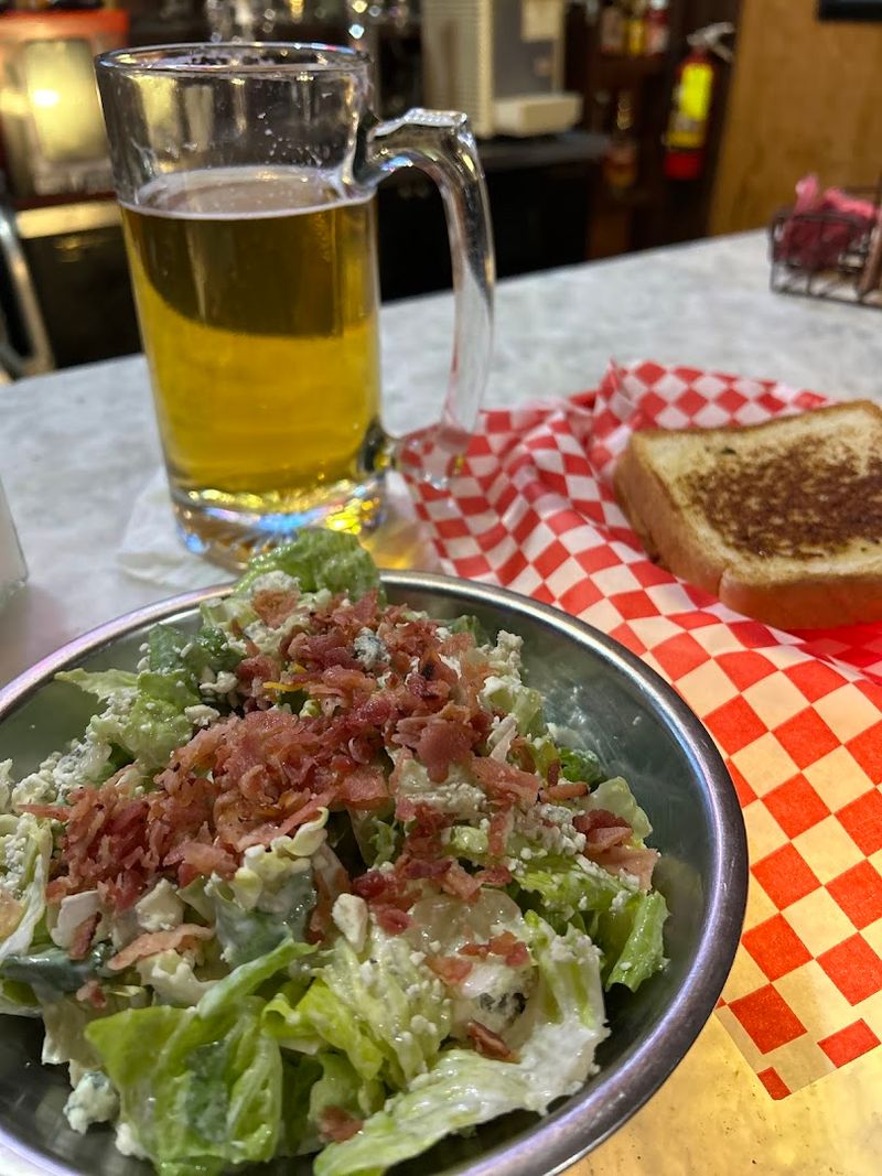 Full Bar Serving Cold Beer in Oversized Glasses