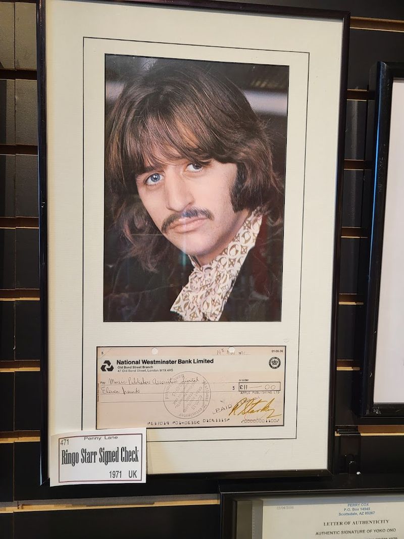 Signed Treasures From the Fab Four Themselves