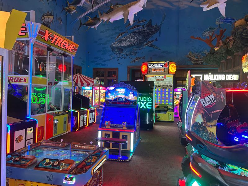 Arcade Action Behind the Bar