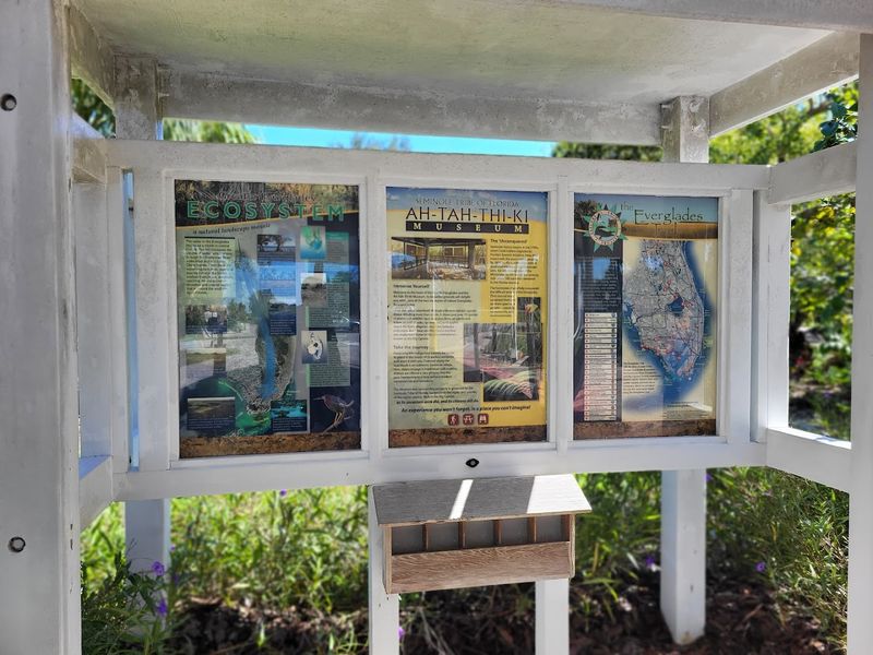 Educational Signage About Native Flora and Fauna
