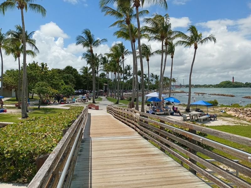 Playground and Shaded Picnic Areas with BBQ Grills