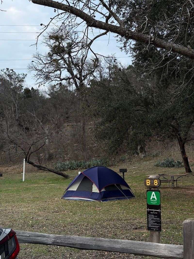 Shaded Camping Sites With Lake Access