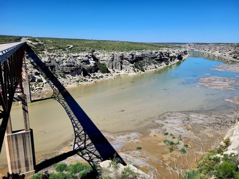 The Old Bridge and Road to the Canyon Floor