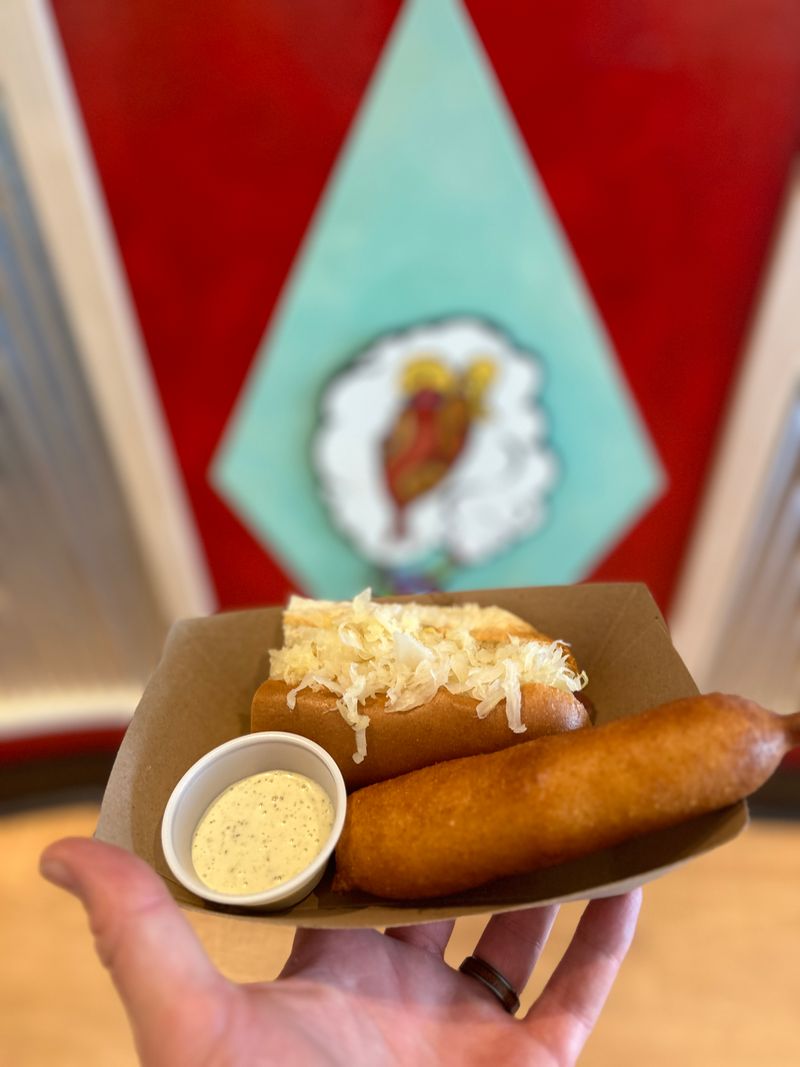 Corn Dog Hand-Dipped To Order