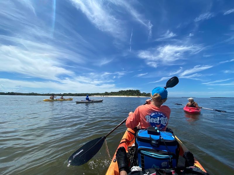 Paddling Over From Cedar Key