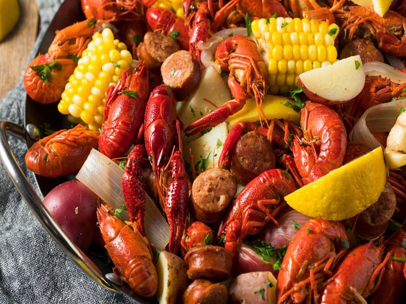 Cajun Boil Station Packed With Flavor