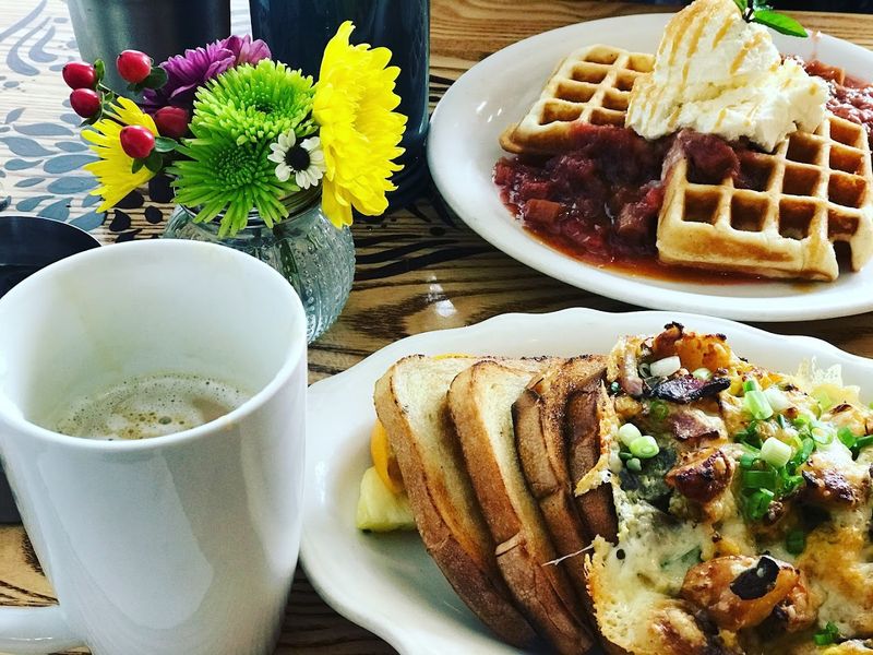 Tender Waffles and Seasonal Fruit