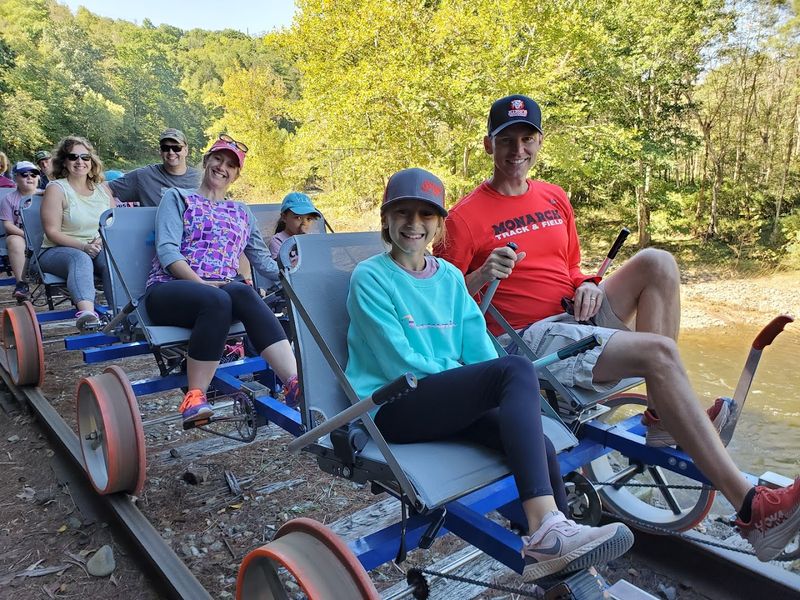 Why the rail bikes feel easy for almost everyone
