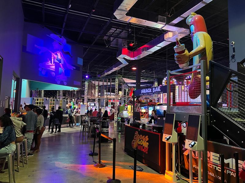 Massive Arcade with VR Gaming Stations