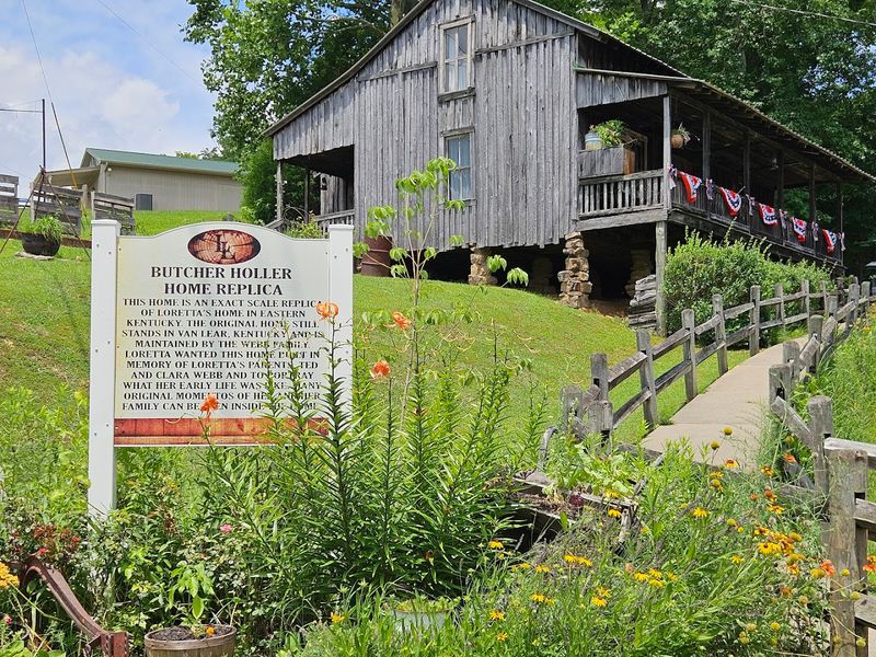 One of the Most Moving Sights Is the Replica of Loretta's Childhood Cabin