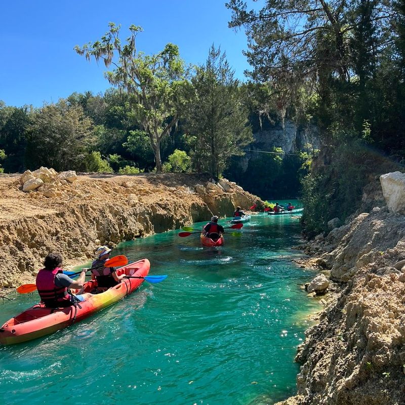 A Blue Oasis Born from Ancient Limestone