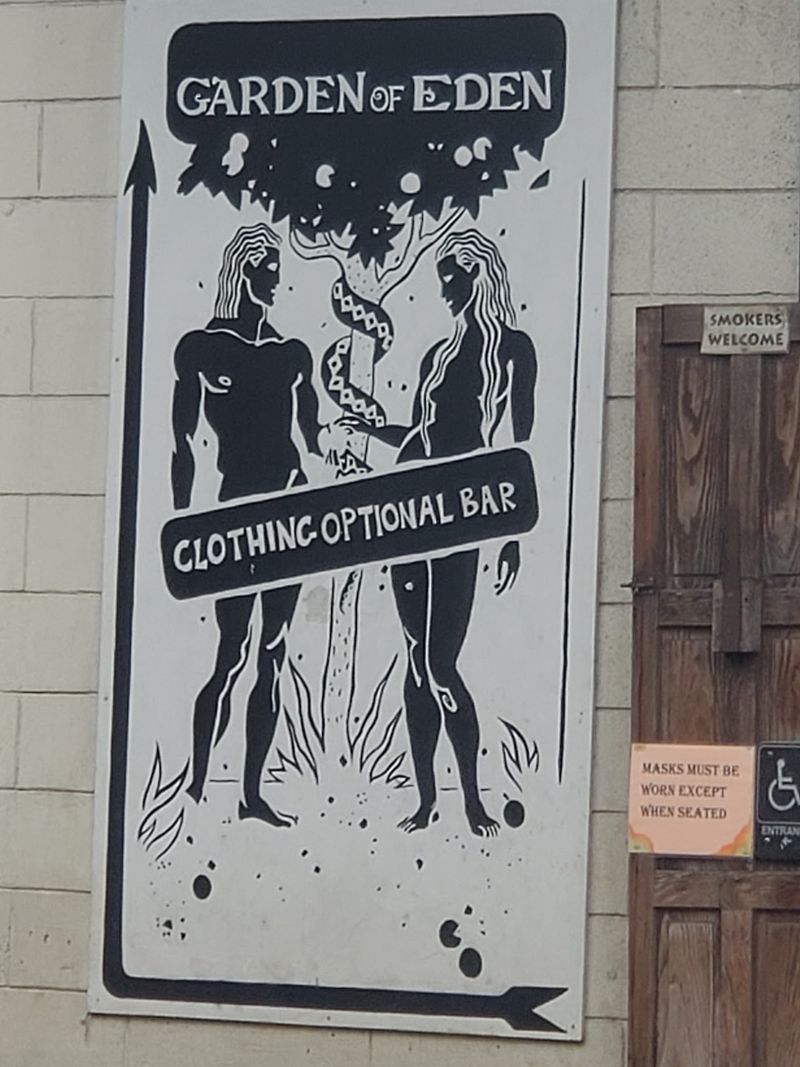 Garden of Eden Rooftop Where Clothes Become Optional