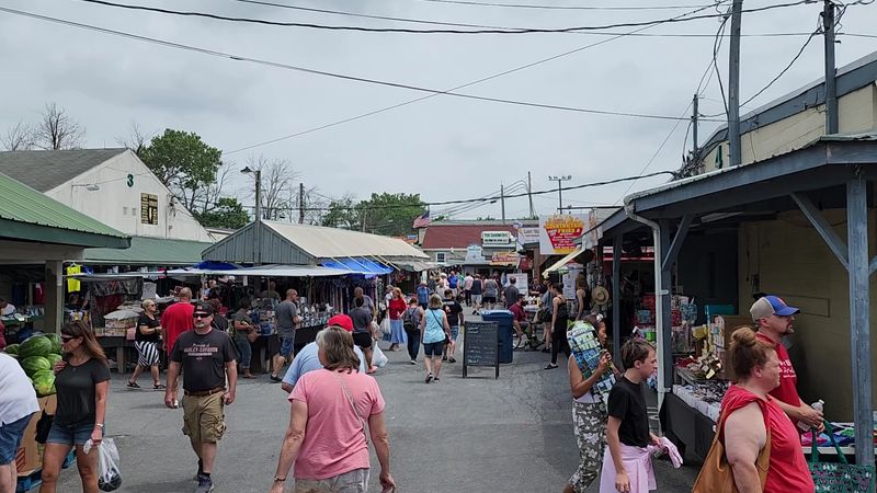 Flea Market Rows and Vintage Finds